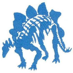 Picture of Stegosaurus Bones Machine Embroidery Design