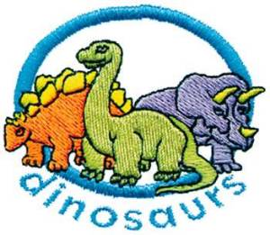 Picture of Dinosaurs Machine Embroidery Design