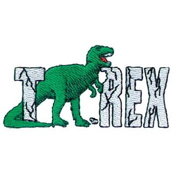 T- Rex Machine Embroidery Design