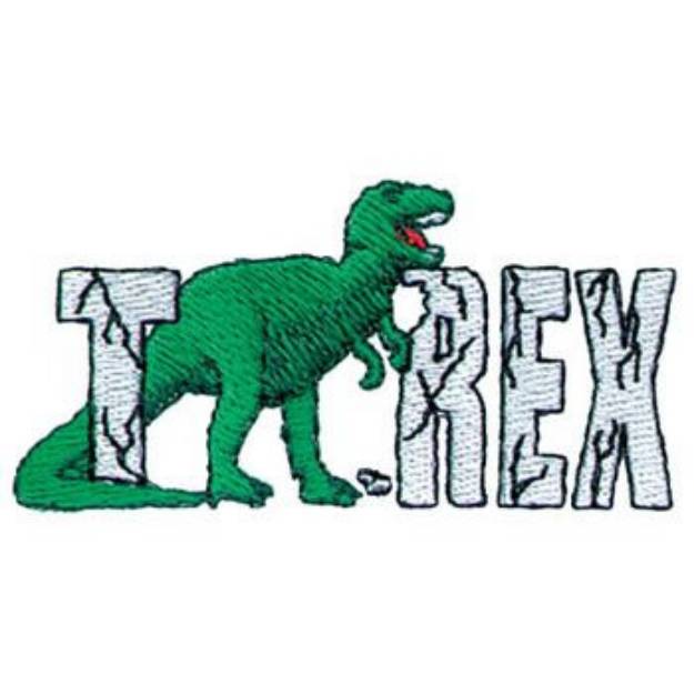 Picture of T- Rex Machine Embroidery Design