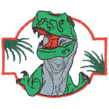 Tarbosaurus Machine Embroidery Design