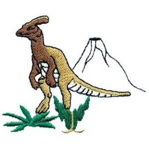 Picture of Parasaurolophus Machine Embroidery Design