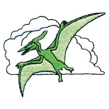 Pterosaurus Machine Embroidery Design