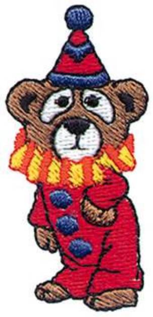 Picture of Clown Bear Machine Embroidery Design