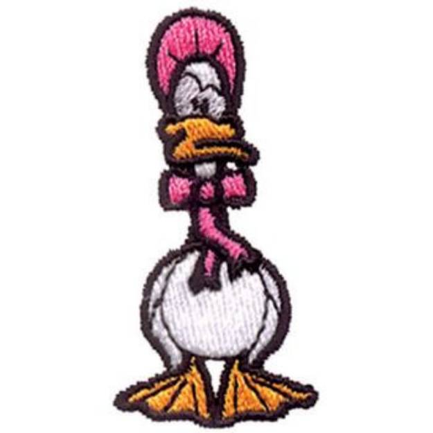 Picture of Cartoon Goose Machine Embroidery Design