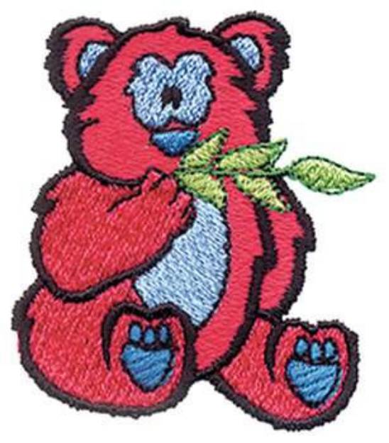 Picture of Cartoon Bear Machine Embroidery Design
