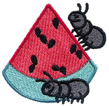Ants & Fruit Machine Embroidery Design