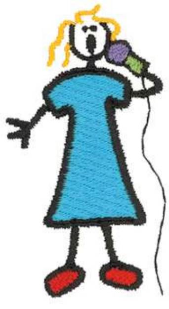 Picture of Stick Singer Machine Embroidery Design