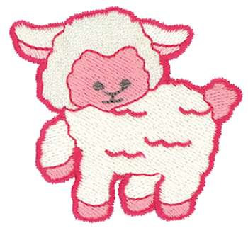 Lamb Machine Embroidery Design