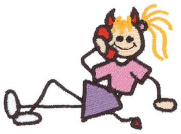 Picture of Teen She-devil Machine Embroidery Design