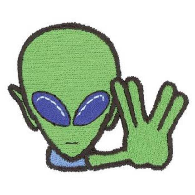 Picture of Alien Live Long Machine Embroidery Design