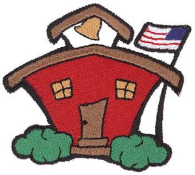 Picture of Schoolhouse Machine Embroidery Design