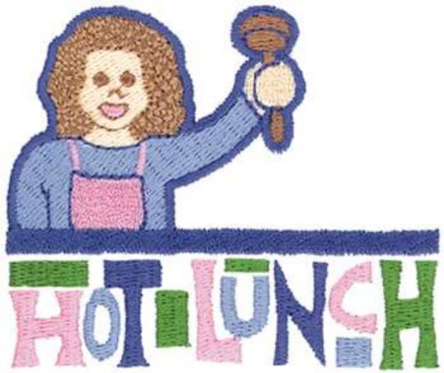 Picture of Hot Lunch Machine Embroidery Design