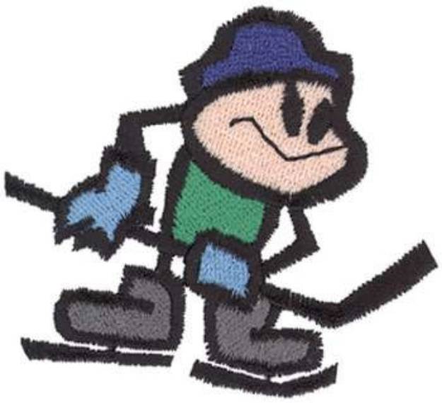 Picture of Hockey Boy Machine Embroidery Design