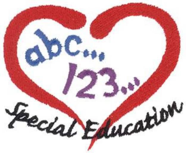 Picture of Special Education Machine Embroidery Design