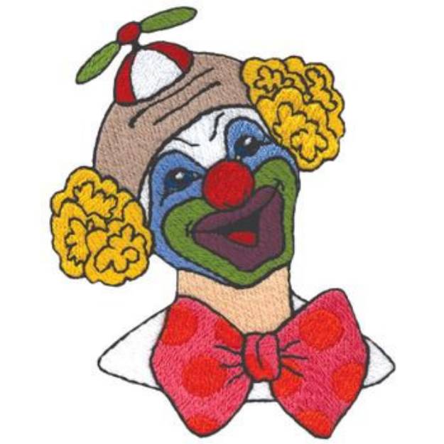 Picture of Laughing Clown Machine Embroidery Design