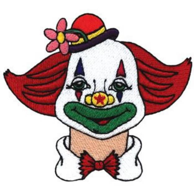 Picture of Smiling Clown Machine Embroidery Design