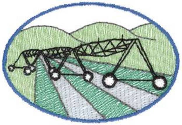 Picture of Irrigation Logo Machine Embroidery Design