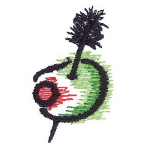 Picture of Olive Machine Embroidery Design