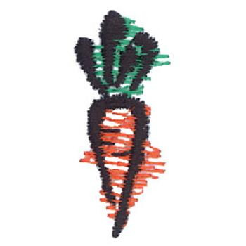 Carrot Machine Embroidery Design