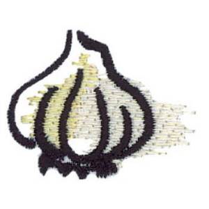 Picture of Garlic Machine Embroidery Design
