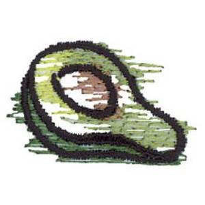 Picture of Avocado Machine Embroidery Design