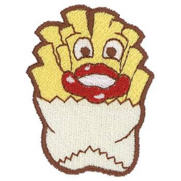 Picture of Fries Machine Embroidery Design