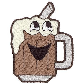 Root Beer Machine Embroidery Design