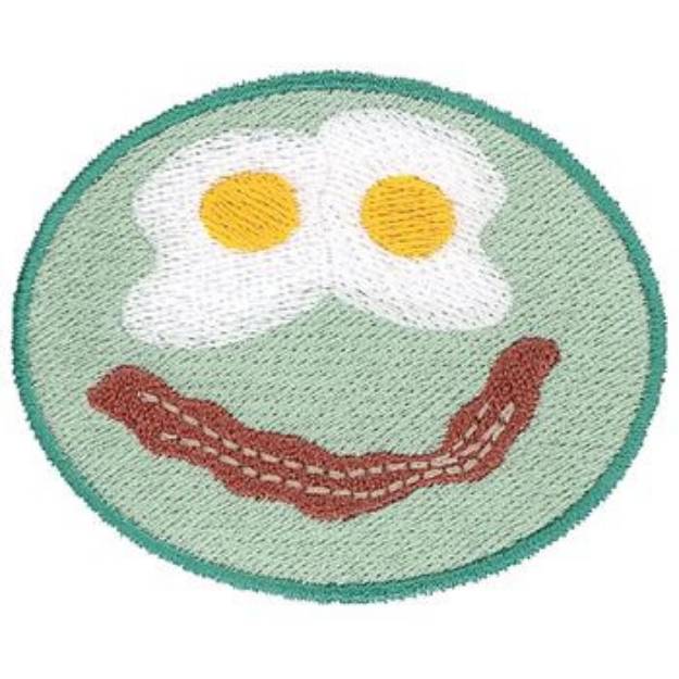 Picture of Eggs & Bacon Machine Embroidery Design