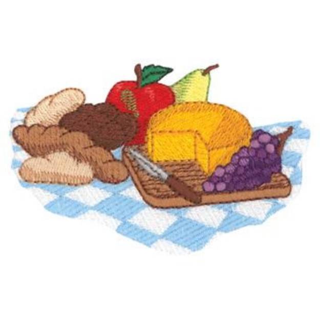 Picture of Bread & Cheese Machine Embroidery Design