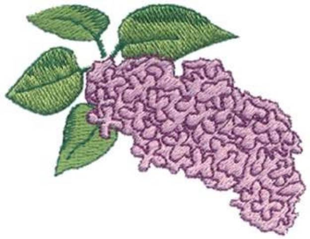 Picture of Lilac Machine Embroidery Design