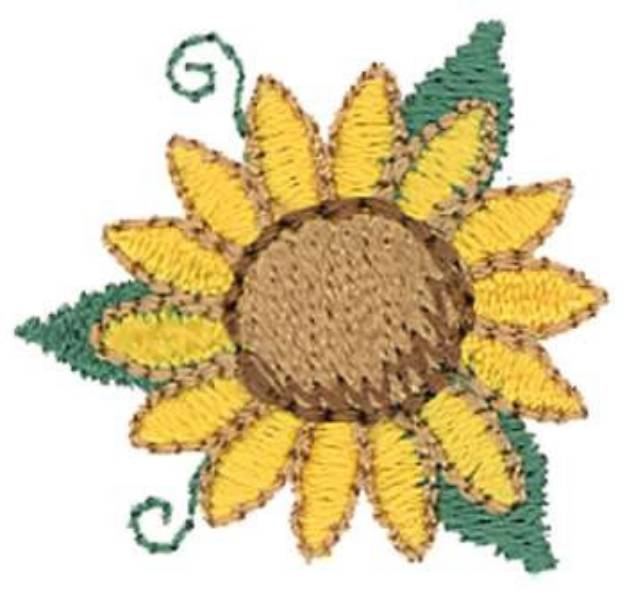 Picture of Sm. Sunflower Machine Embroidery Design
