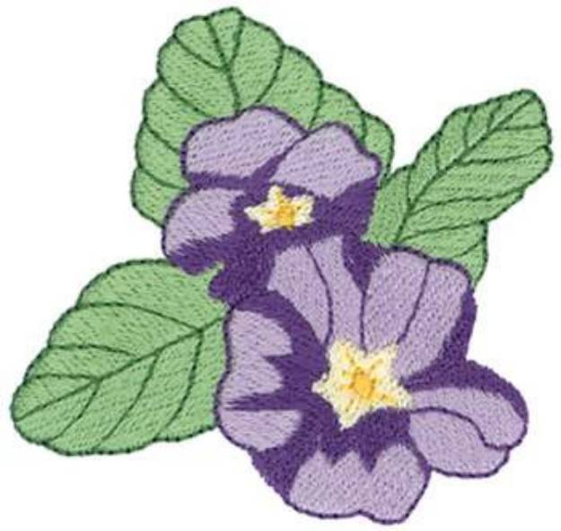 Picture of African Violet Machine Embroidery Design