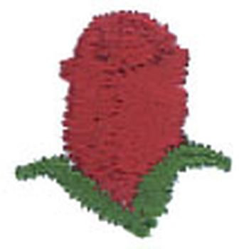 Rose Bud Machine Embroidery Design