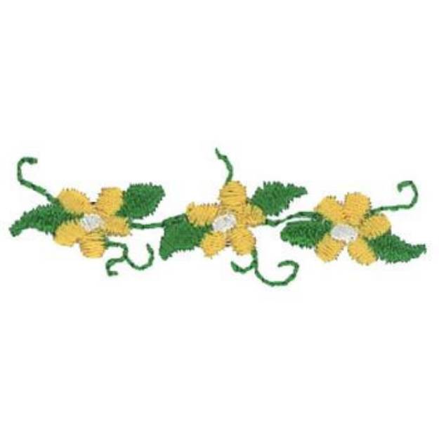 Picture of Daisy Accent Machine Embroidery Design