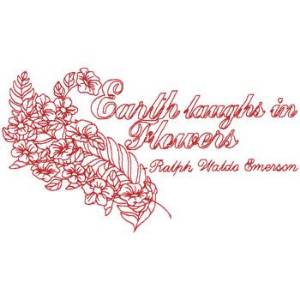 Picture of Earth Laughs Machine Embroidery Design