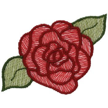Rose Machine Embroidery Design