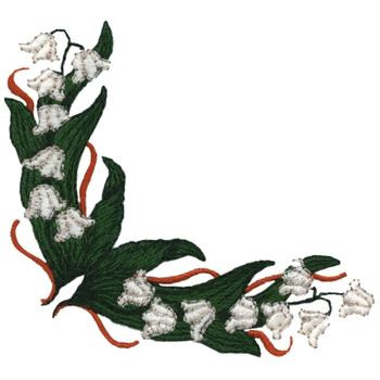 Lily Of The Valley Machine Embroidery Design
