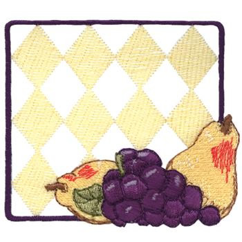 Fruit Border Machine Embroidery Design