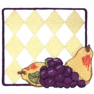 Picture of Fruit Border Machine Embroidery Design