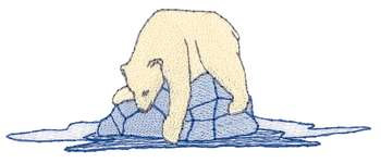 Sm Polar Bear Machine Embroidery Design