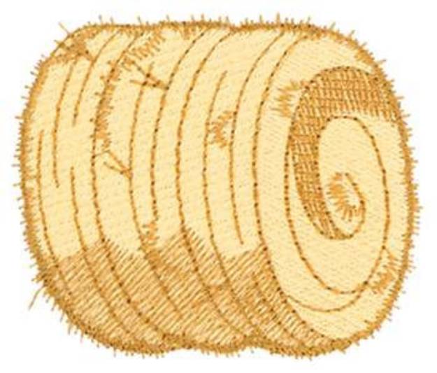 Picture of Round Hay Bale Machine Embroidery Design
