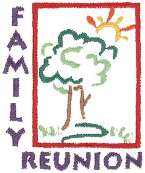 Family Reunion Machine Embroidery Design