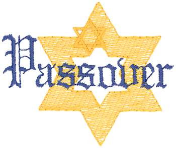 Passover Machine Embroidery Design