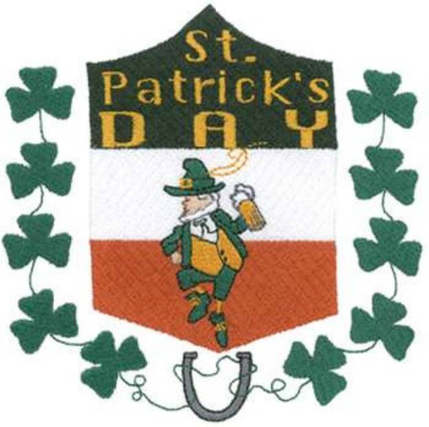 Picture of St. Patricks Day Machine Embroidery Design