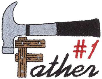 Fathers Day Machine Embroidery Design
