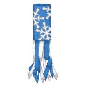 Picture of Winter Windsock Machine Embroidery Design