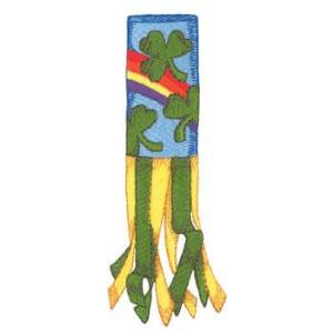 Picture of St. Patricks Windsock Machine Embroidery Design