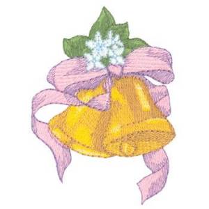 Picture of Wedding Bells Machine Embroidery Design