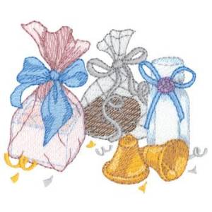 Picture of Wedding Favors Machine Embroidery Design